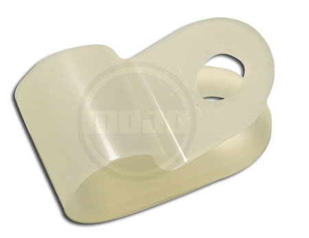 White Cable Clamp for Power Cords
